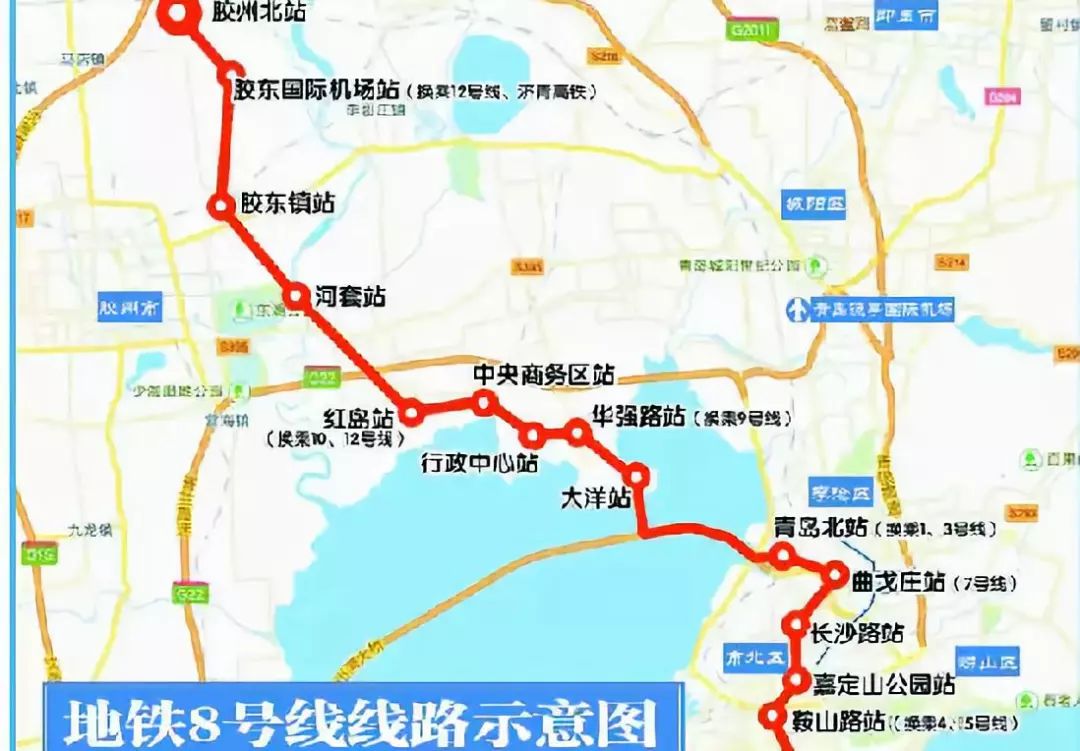 青島地鐵8號線最新站點概覽